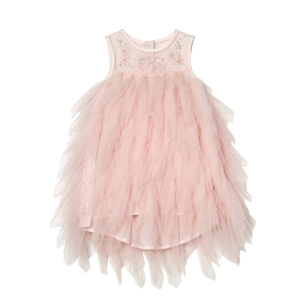 Tutu Du Monde Pale Pink Feathered Tulle Dress - Picture 5 of 8